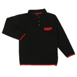 Boys Fleece T-Shirt - Black, Boys T-Shirts, Chase Value, Chase Value