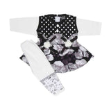 Girls Fancy Frock 2 Pcs - Black, Kids, Girls Frocks, Chase Value, Chase Value