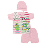 Newborn Boys Suits 3 Pcs - Pink, Kids, NB Boys Sets And Suits, Chase Value, Chase Value