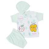 Newborn Boys Half Sleeves Suit - Cyan, Kids, Newborn Boys Sets And Suits, Chase Value, Chase Value