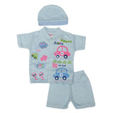 Newborn Boys Suits 3 Pcs - Blue, Kids, NB Boys Sets And Suits, Chase Value, Chase Value