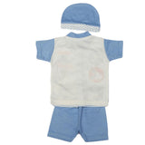Newborn Boys Suits 3 Pcs - Blue, Kids, NB Boys Sets And Suits, Chase Value, Chase Value
