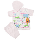 Newborn Boys Half Sleeves Suit - Light Pink, Kids, Newborn Boys Sets And Suits, Chase Value, Chase Value