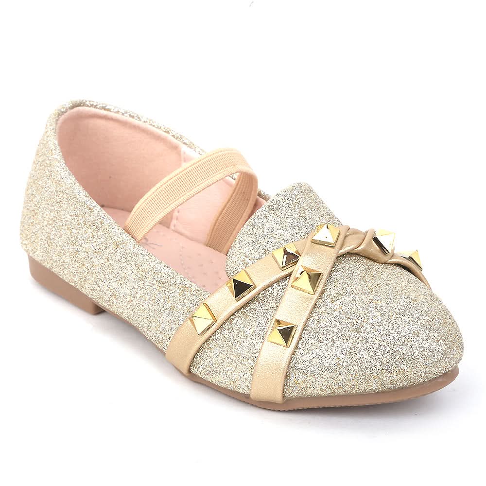 Girls Pumps 411-478S - Golden, Kids, Pump, Chase Value, Chase Value