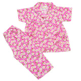 Girls Half Sleeves Sleeping Suits - Dark Pink, Kids, Girls Sets And Suits, Chase Value, Chase Value