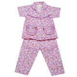 Girls Half Sleeves Sleeping Suits - Purple, Kids, Girls Sets And Suits, Chase Value, Chase Value