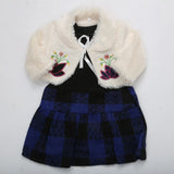 Girls Full Sleeves Frock - Royal Blue, Kids, Girls Frocks, Chase Value, Chase Value