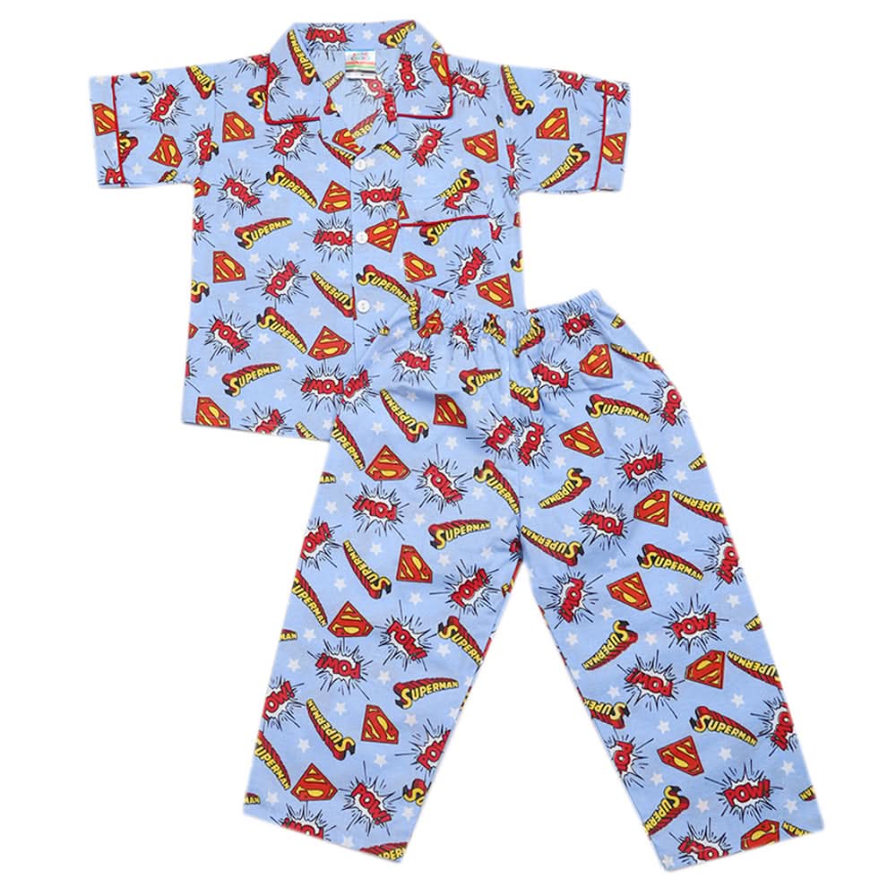 Boys Half Sleeves Sleeping Suits - Sea-Blue, Kids, Boys Sets And Suits, Chase Value, Chase Value