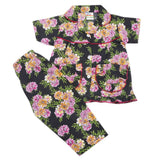 Girls Half Sleeves Sleeping Suits - Black, Kids, Girls Sets And Suits, Chase Value, Chase Value