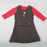 Girls Full Sleeves Frock - Grey, Kids, Girls Frocks, Chase Value, Chase Value