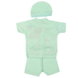 Newborn Boys Suits 3 Pcs - Cyan, Kids, NB Boys Sets And Suits, Chase Value, Chase Value