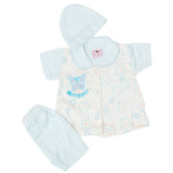 Newborn Girls Half Sleeves Suit - Blue, Kids, Newborn Girls Sets And Suits, Chase Value, Chase Value