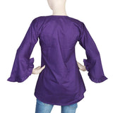 Women's Fancy Woven Top - Purple, Women, T-Shirts And Tops, Chase Value, Chase Value