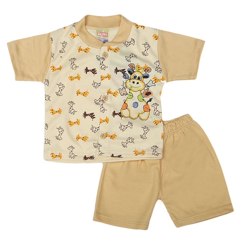 Newborn Boys Suits 2 Pcs - Fawn, Kids, NB Boys Sets And Suits, Chase Value, Chase Value