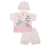 Newborn Boys Suits 3 Pcs - Pink, Kids, NB Boys Sets And Suits, Chase Value, Chase Value