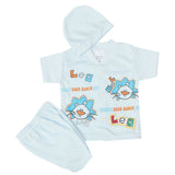 Newborn Boys Half Sleeves Suit - Blue, Kids, New Born Boys Sets And Suits, Chase Value, Chase Value