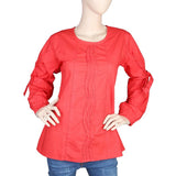 Women's Woven Top - Red, Women, T-Shirts And Tops, Chase Value, Chase Value