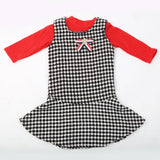 Girls Full Sleeves Frock - Red, Kids, Girls Frocks, Chase Value, Chase Value