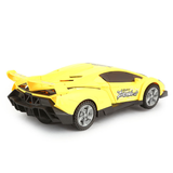 High Speed Car With Music And Light For Kids - Yellow - test-store-for-chase-value
