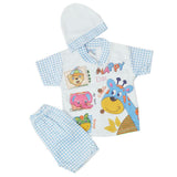 Newborn Boys Half Sleeves Suit - Blue, Kids, New Born Boys Sets And Suits, Chase Value, Chase Value
