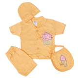 Newborn Boys Half Sleeves Suit - Peach, Kids, Newborn Boys Sets And Suits, Chase Value, Chase Value