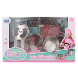 Kitchen Set For Kids 9 Pcs - Silver, Kids, Cosmetic and Kitchen Sets, Chase Value, Chase Value