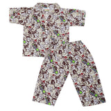 Boys Half Sleeves Sleeping Suits - Dark Brown, Kids, Boys Sets And Suits, Chase Value, Chase Value
