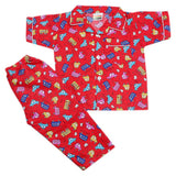Boys Half Sleeves Sleeping Suits - Red, Kids, Boys Sets And Suits, Chase Value, Chase Value