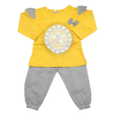 Girls Full Sleeves Suit - Mustard, Girls Suits, Chase Value, Chase Value