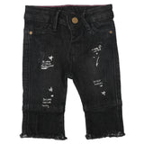 Newborn Girls Denim Pant - Black, Kids, Newborn Girls Shorts Skirts And Pants, Chase Value, Chase Value