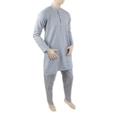 Men's Mashriq Slim Fit Kurta Pajama - Light Blue, Men, Shalwar Kameez, Chase Value, Chase Value