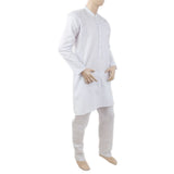Men's Mashriq Slim Fit Kurta Pajama - White, Men, Shalwar Kameez, Chase Value, Chase Value