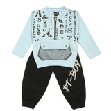 Boys Full Sleeves Suit - Light Blue, Boys Sets & Suits, Chase Value, Chase Value