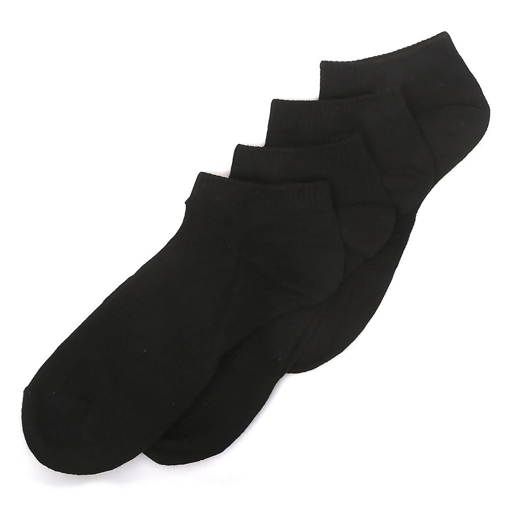 Men’s 2 Pieces Ankle Socks - Black, Men, Mens Socks, Chase Value, Chase Value