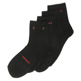 Men’s 2 Pieces Long Ankle Socks - Black, Men, Mens Socks, Chase Value, Chase Value
