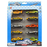 Car Set - Pack Of 10, Non-Remote Control, Chase Value, Chase Value