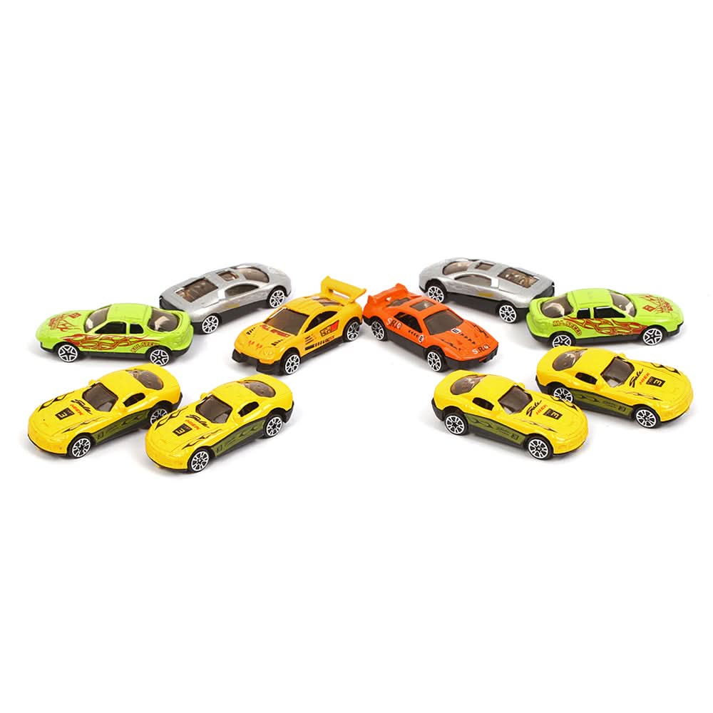 Car Set - Pack Of 10, Non-Remote Control, Chase Value, Chase Value