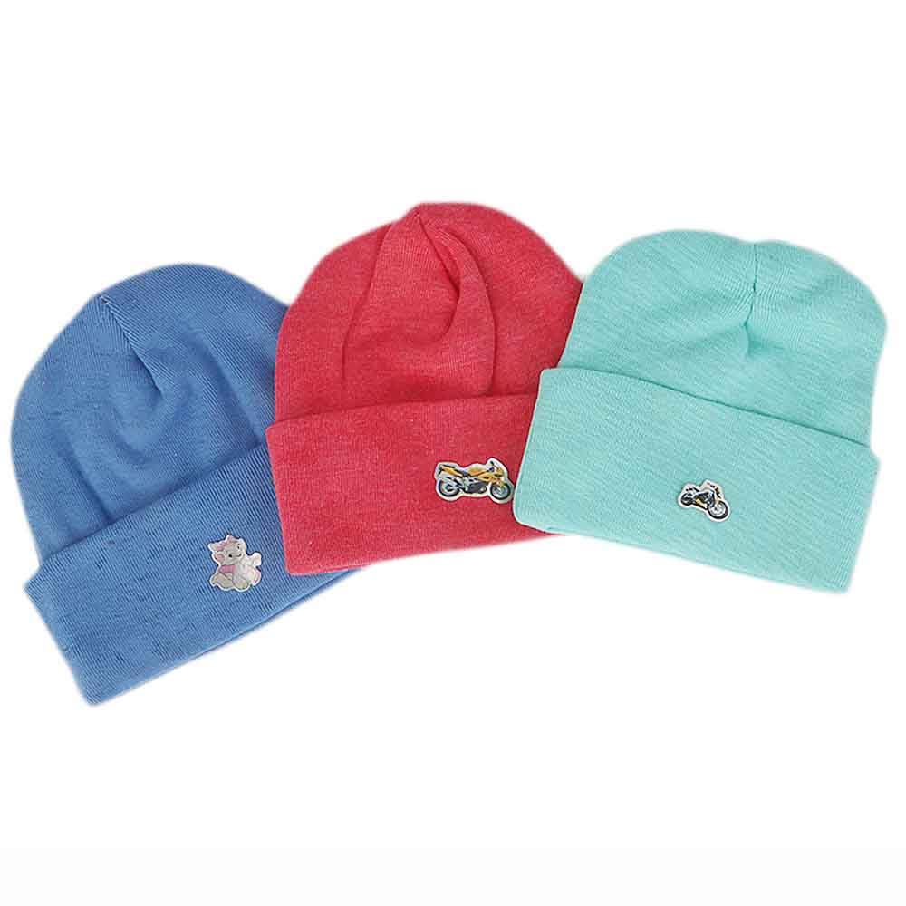 New Born Cap Set 3 pcs - Multi, Kids, Caps And Sets, Chase Value, Chase Value