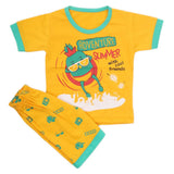 Boys Half Sleeves Suit - Yellow, Kids, NB Boys Sets And Suits, Chase Value, Chase Value