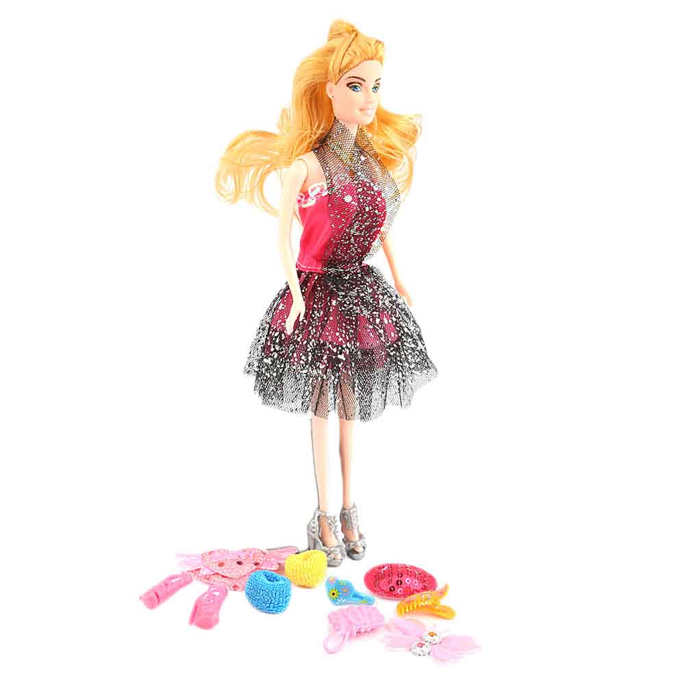 Beauty Doll 9 Pcs - Black - test-store-for-chase-value