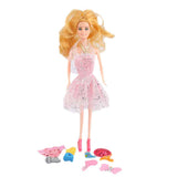 Beauty Doll 9 Pcs - Pink - test-store-for-chase-value