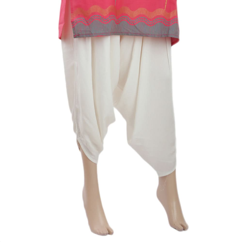 Women's Pleated Tulip Pant - White, Women, Pants & Tights, Chase Value, Chase Value