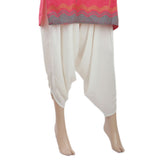 Women's Pleated Tulip Pant - White, Women, Pants & Tights, Chase Value, Chase Value