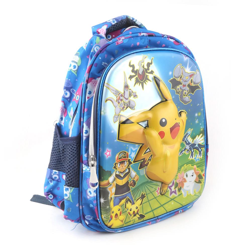 Pokemon School Bag for Kids - Blue, Kids, School And Laptop Bags, Chase Value, Chase Value