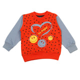 Girls Full Sleeves T-Shirt - Rust, Girls T-Shirts, Chase Value, Chase Value