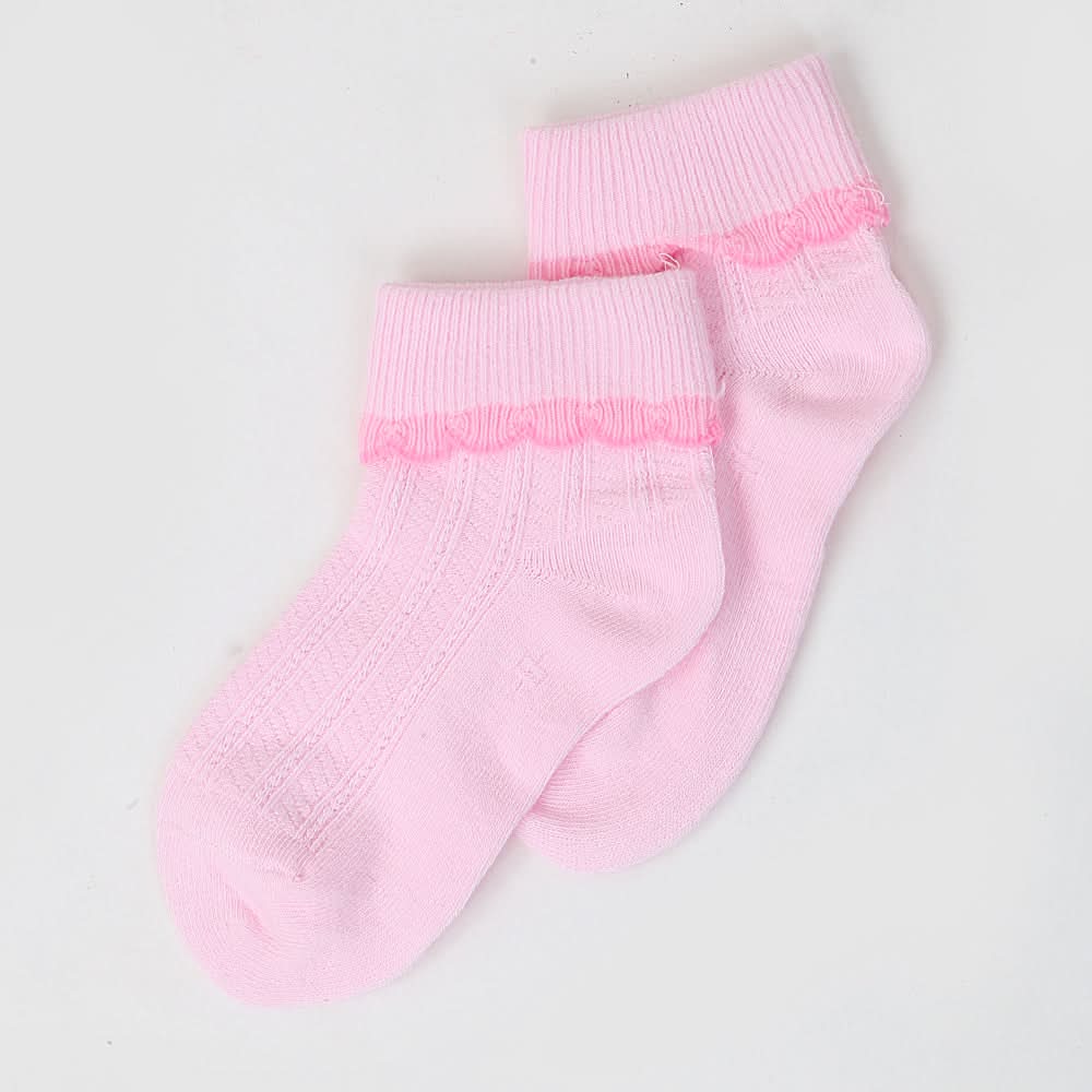 Girls Fancy Socks - Pink, Kids, Girls Socks, Chase Value, Chase Value