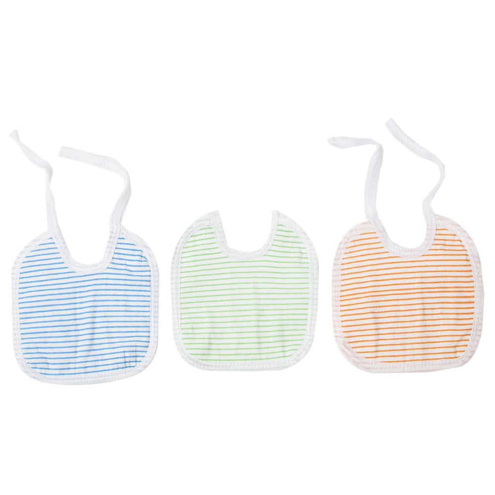 Newborn 3Pcs Bibs Set - Multi, Kids, Bibs & Towels, Chase Value, Chase Value
