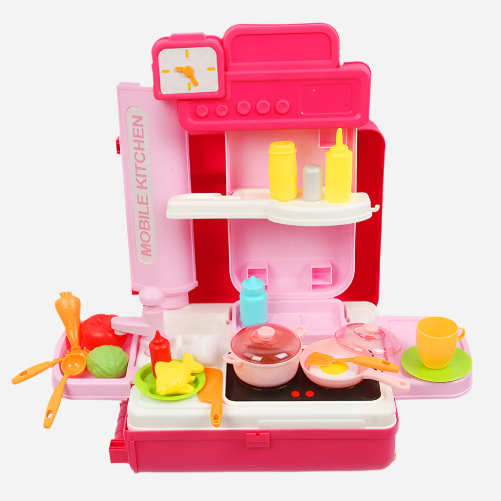 Kitchen Set - Pink, Kids Cosmetic & Kitchen Sets, Chase Value, Chase Value