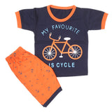 Boys Half Sleeves Suit - Navy Blue, Kids, NB Boys Sets And Suits, Chase Value, Chase Value