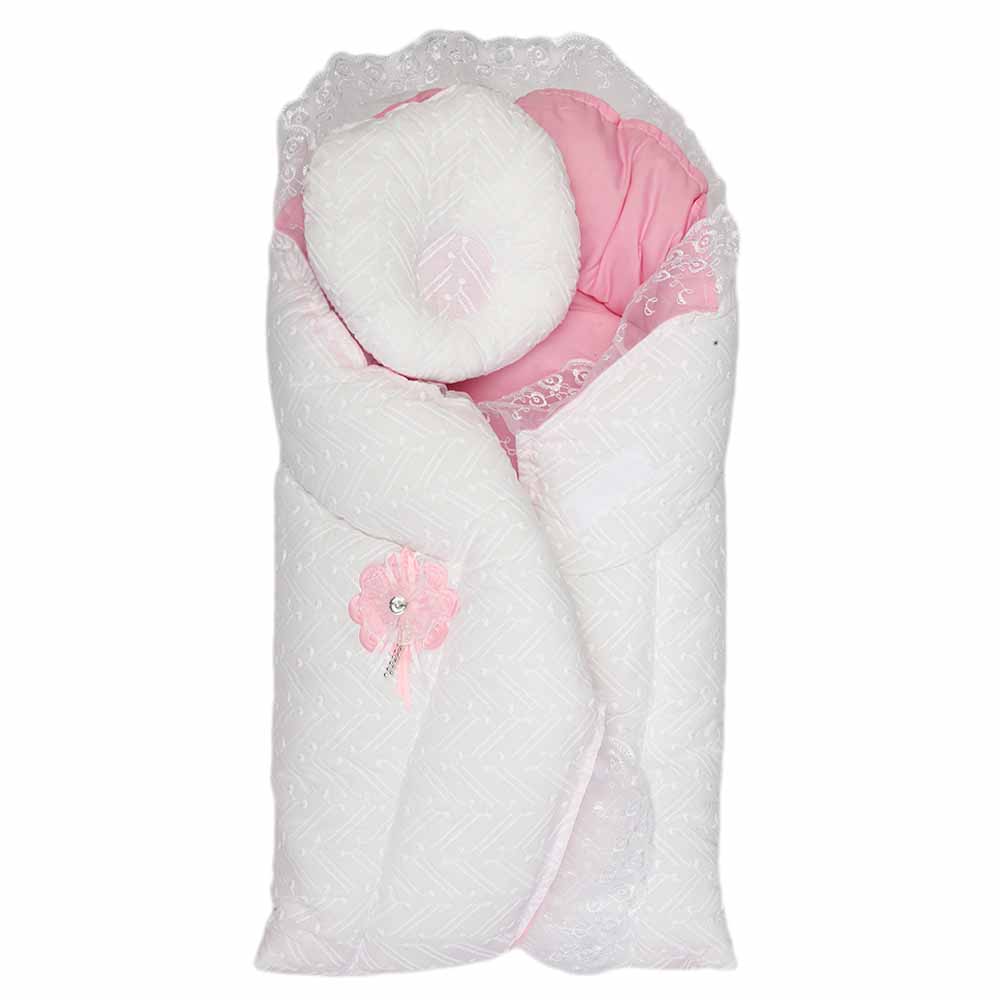 Newborn Sleeping Bag 2 Pcs 6051 - Pink, Kids, Sleeping Bags, Chase Value, Chase Value